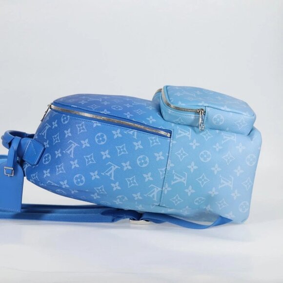 LOUIS VUITTON Clouds Backpack Multi Pocket Backpack Blue M45441 LV Auth 126591SM main image 5
